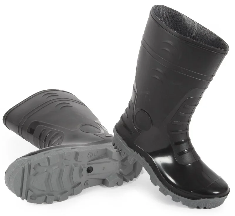 Сапоги мужские ПВХ двухкомпонентные, черный (арт. м.135)