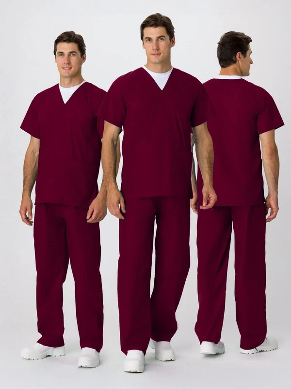 Костюм универсальный хирурга (тк.Панацея,160), бордовый