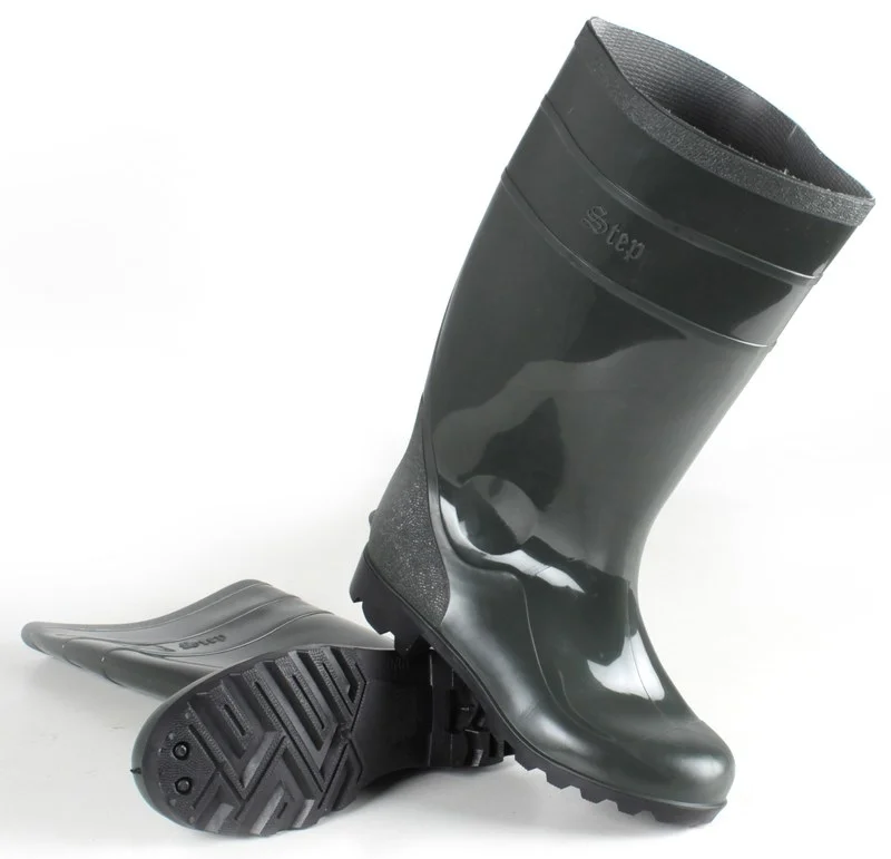 Сапоги мужские ПВХ двухкомпонентные, оливковый (арт.С-40)