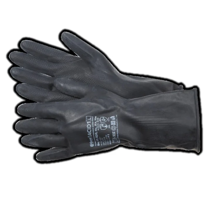 Перчатки резиновые технические КЩС тип 1