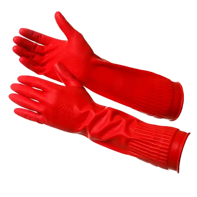 Прочные удлиненные латексные перчатки  40cm