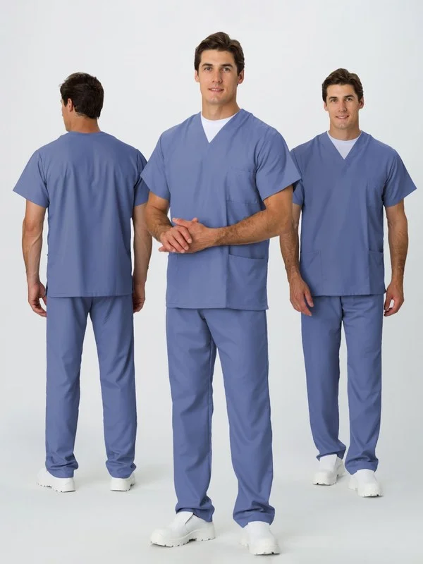 Костюм универсальный хирурга (тк.Панацея,160), дымчато-голубой