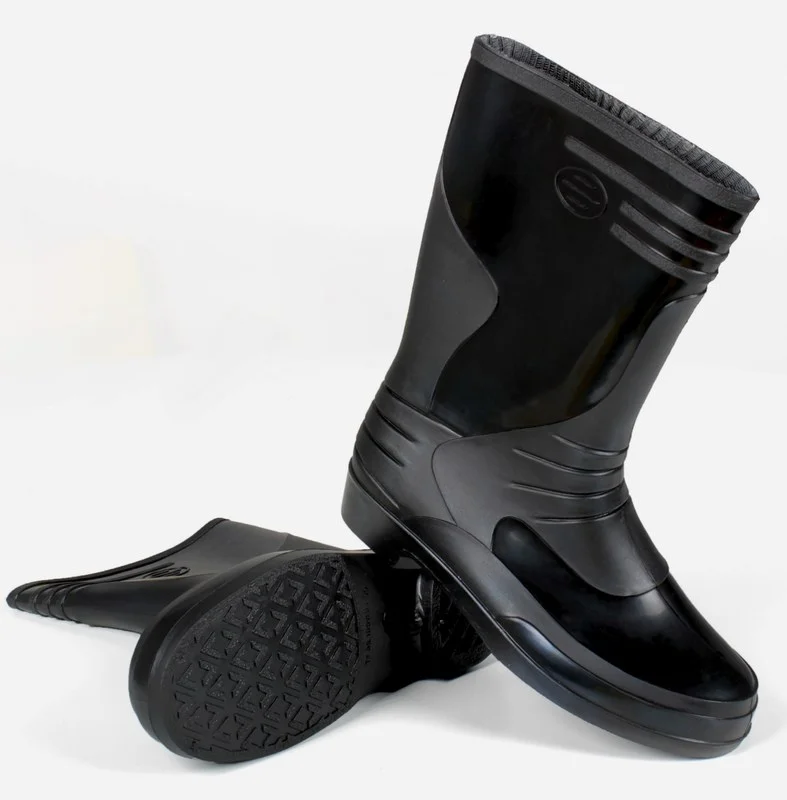 Сапоги женские ПВХ, черный (арт. м.102)