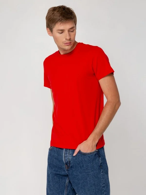 Футболка мужская Т-болка Стрейч, красный