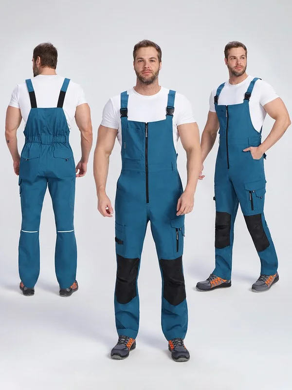 Полукомбинезон ProfLineSpecialist (тк.РипСтоп,240), циан/черный