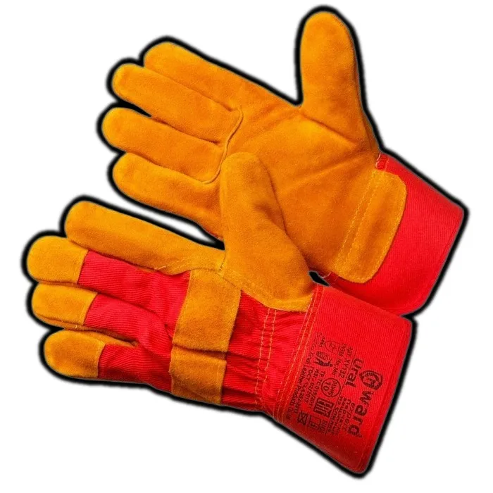 Комбинированные спилковые перчатки Класс А