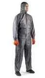 Комбинезон JPC95 многоразовый защитный с антистатическими свойствами (серый)