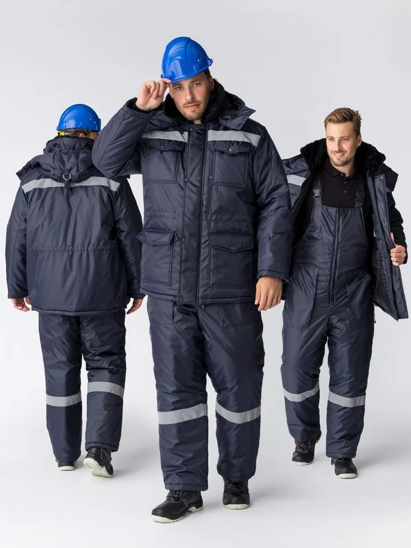 Костюм зимний Мерак-2 СОП (тк.Оксфорд) п/к, т.синий