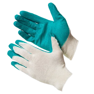 Перчатки ХБ облитые латексом 13 класс 100/300