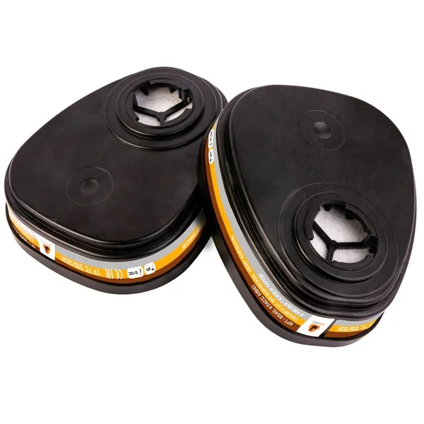 Фильтр противогазовый Jeta Safety для защиты от органических, неорганических, кислых газов класса A1B1E1