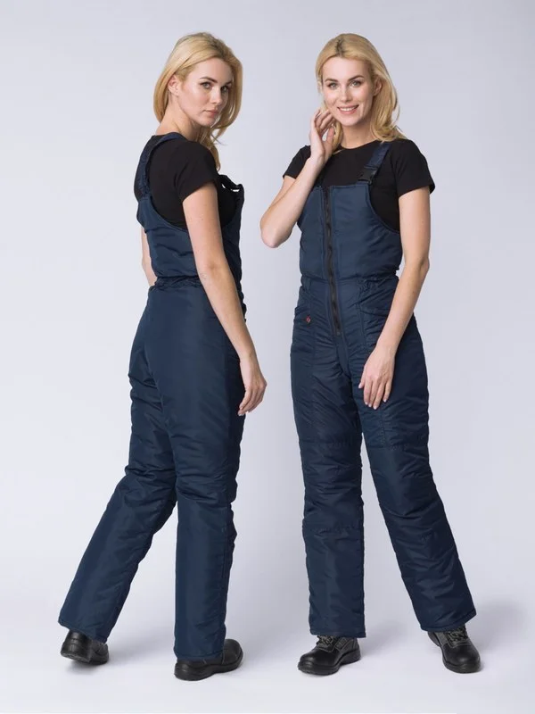 Полукомбинезон зимний женский Сакрин (тк.Таслан,135), т.синий