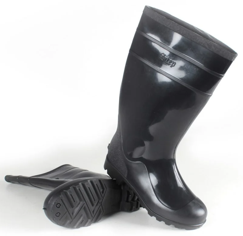 Сапоги мужские ПВХ двухкомпонентные, черный (арт.С-40)