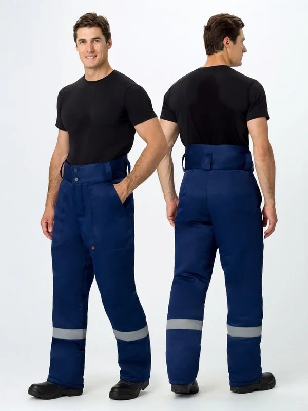 Брюки зимние Квайл СОП (тк.Смесовая,210), т.синий