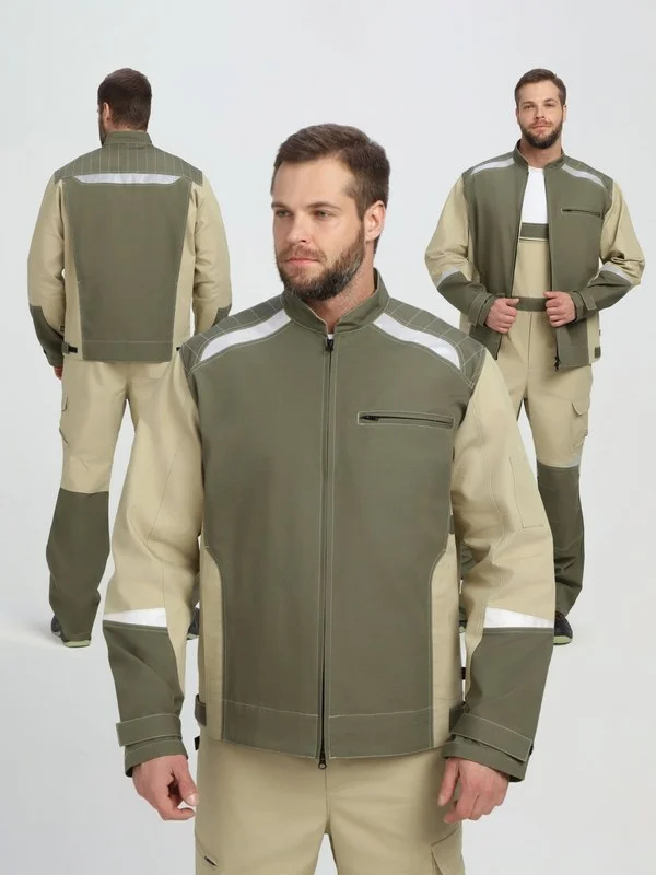 Куртка Ридоф (тк.Канвас,270), хаки/бежевый