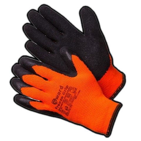 Зимние акриловые перчатки со текстурированным латексом