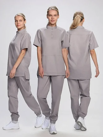Костюм женский MedLine Ева (тк.Смесовая,145), св.серый
