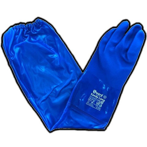 Химически стойкие перчатки с длинным рукавом