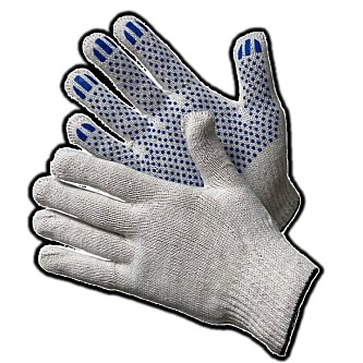 Перчатки ХБ с ПВХ 7,5/7 100/200