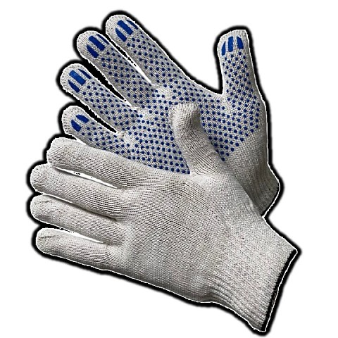 Перчатки ХБ с ПВХ 7,5/7 100/200