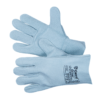 Цельноспилковые серые перчатки