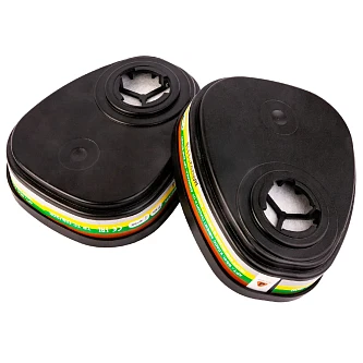 6541 Фильтр противогазовый Jeta Safety для защиты от органических, неорганических, кислых газов и аммиака класса A1B1E1K1