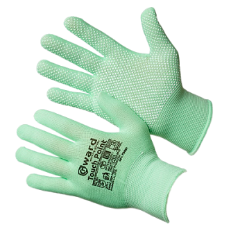 Нейлоновые перчатки с микроточкой ЕвроПВХ