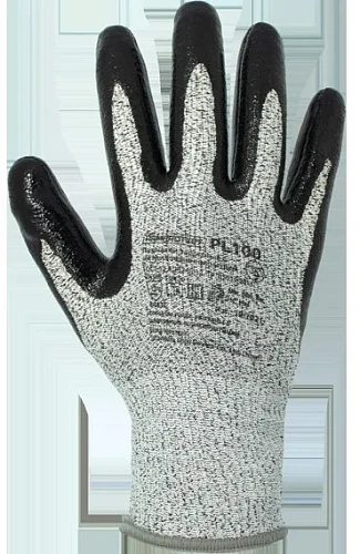 Перчатки ArmProtect противопорезные (НРРЕ+нитрил), PL100