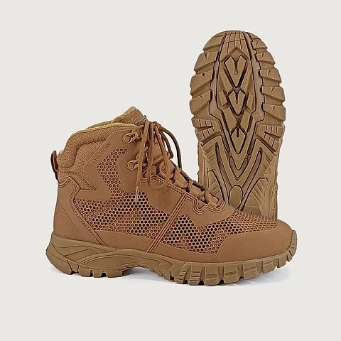 Ботинки утепленные Резина Скорпион Охотник (арт.2203ПК), коричневый