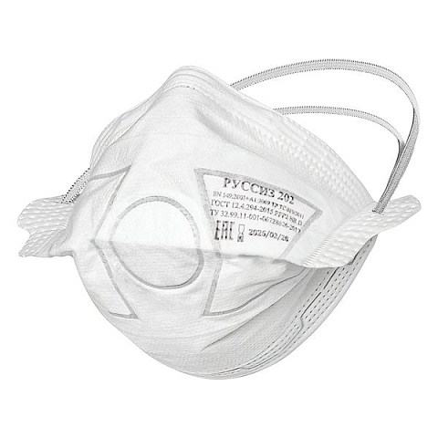 Респиратор РУССИЗ 202  FFP2 с клапаном выдоха