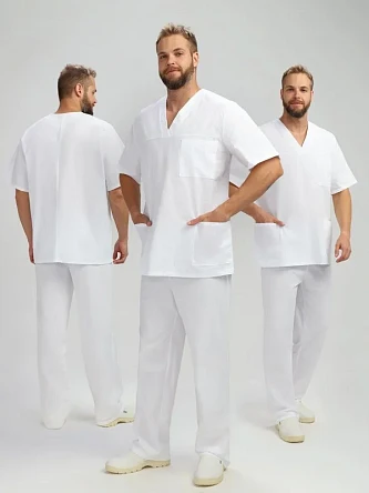 Костюм хирурга (тк.Бязь,145), белый