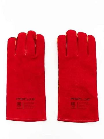 Перчатки (краги) спилковые Reflex-RED на подкладке