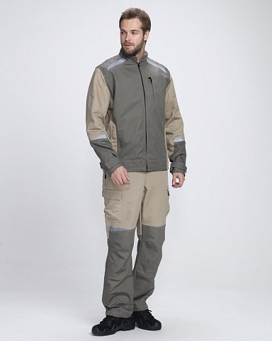 Куртка Ридоф-2 (тк.Канвас,270), хаки/бежевый