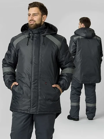 Куртка зимняя Урбанкор СОП (тк.Оксфорд), т.серый