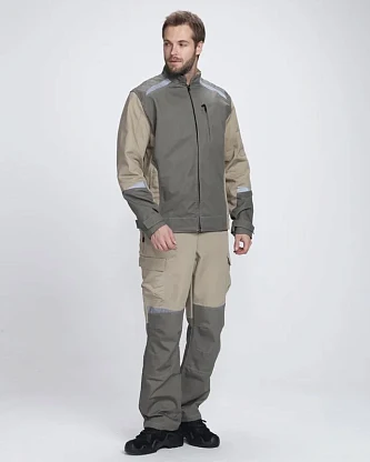 Куртка Ридоф-2 (тк.Канвас,270), хаки/бежевый