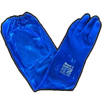 Химически стойкие перчатки с длинным рукавом