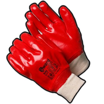 Перчатки МБС с ПВХ покрытием с манжетом-резинкой