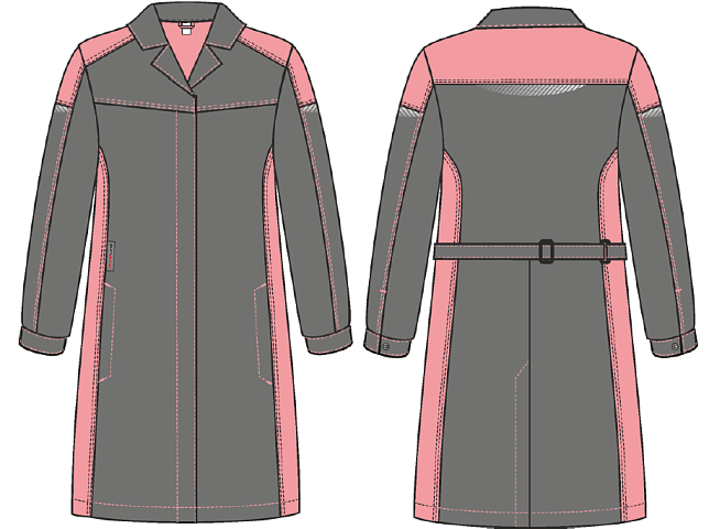 Куртка ProfLineLeader (тк.Хлопок/Спандекс,260), хаки/черный