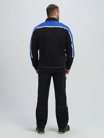 Костюм Джет IMP (тк.Саржа,320) п/к, т.синий/васильковый