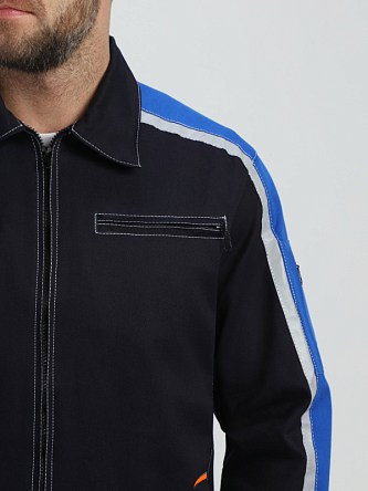 Костюм Джет IMP (тк.Саржа,320) п/к, т.синий/васильковый