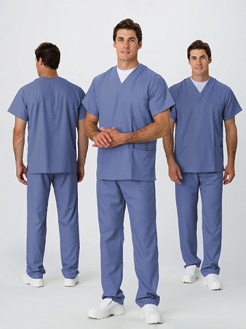 Костюм универсальный хирурга (тк.Панацея,160), дымчато-голубой