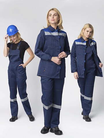 Костюм Бриготек-1 СОП (тк.Смесовая,260) брюки, т.серый/оранжевый