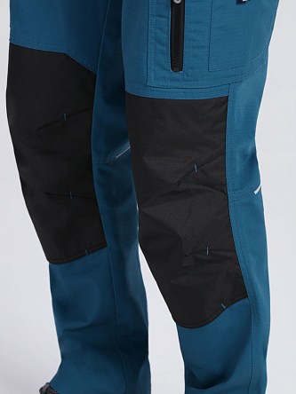 Брюки ProfLineSpecialist (тк.РипСтоп,240), циан/черный