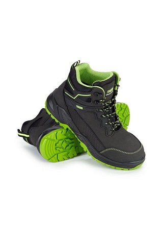 Ботинки "Трейсер" AX23 КП, черный/неон
