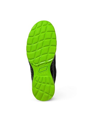 Полуботинки "Трейсер" AX23 КП черный/неон