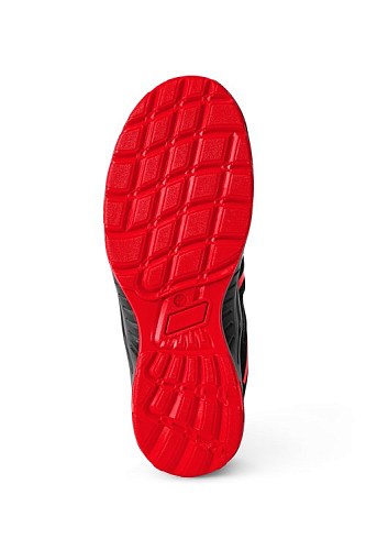 Полуботинки "Трейсер" AX22 КП черный/красный