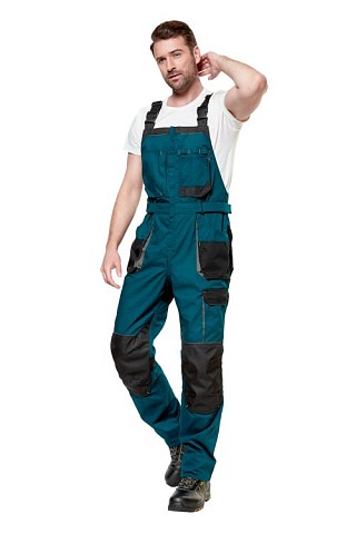 Полукомбинезон "Снейк" т.бирюзовый/черный